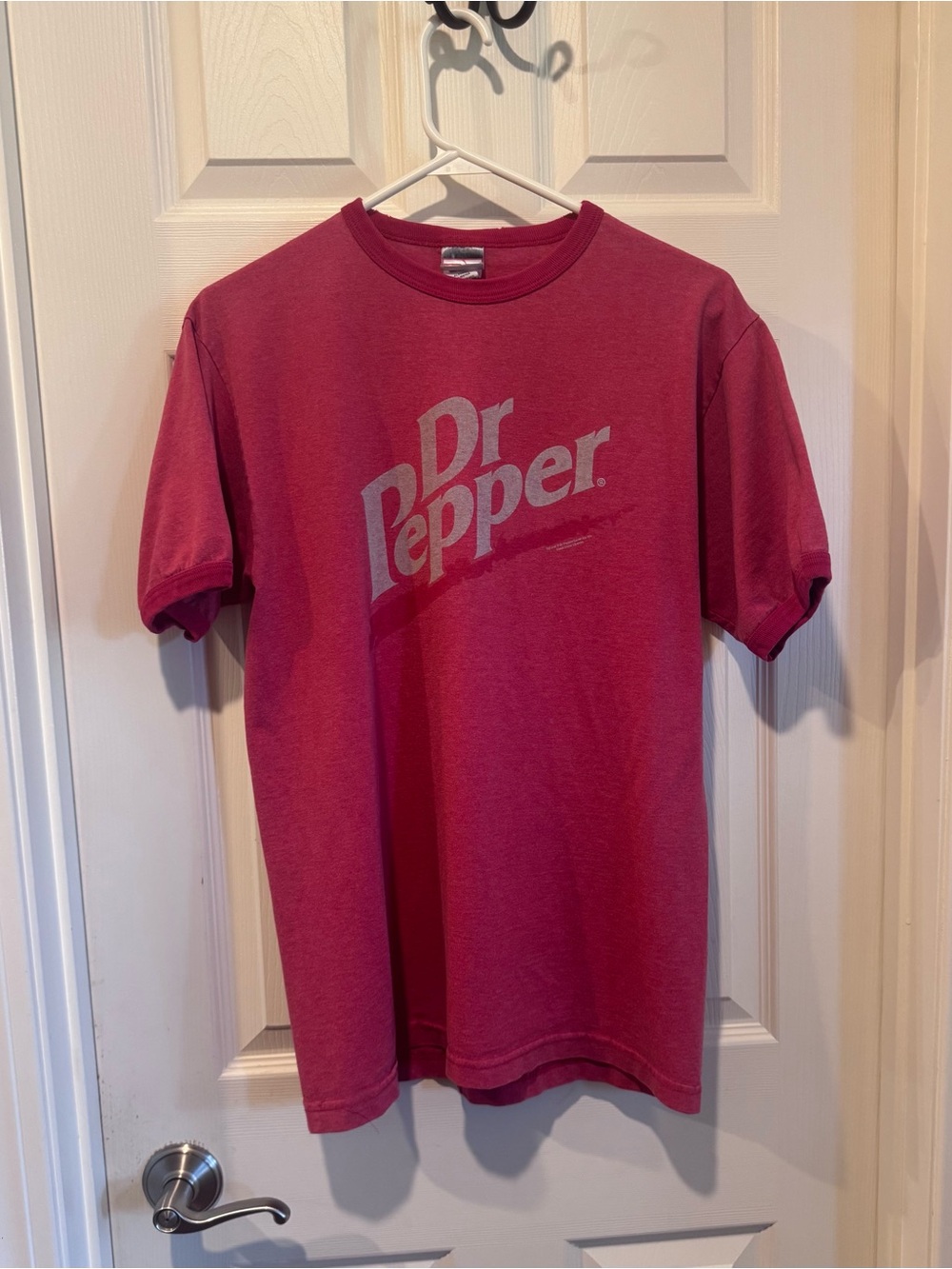 Vintage Unisex Short-Sleeve Logo T-Shirt in Maroon